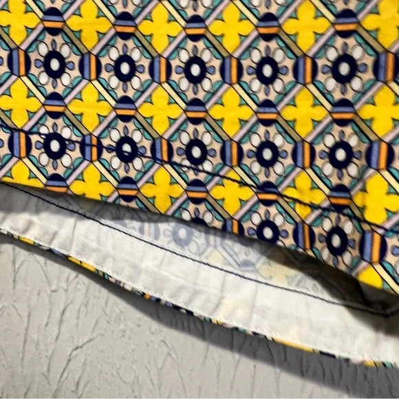 Maeve X Anthropologie High-Waist Abstract Print Shorts size 6 - Picture 9 of 14